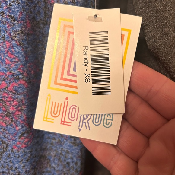 LuLaRoe "Randy" Raglan Knit Tee - Picture 4 of 6